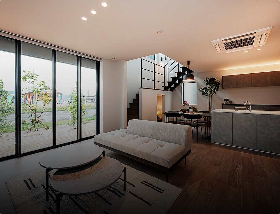 信州に根差した自由設計・未来基準・万全装備のオールイン住宅